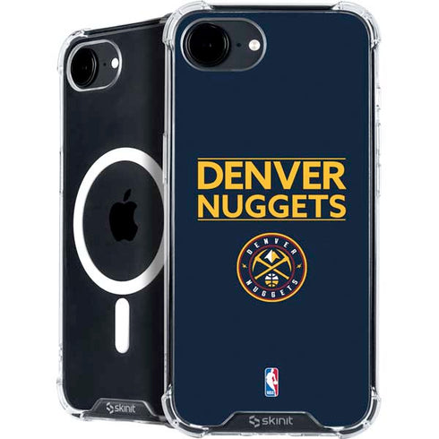 NBA Denver Nuggets Standard - Light Blue iPhone 16e MagSafe Case