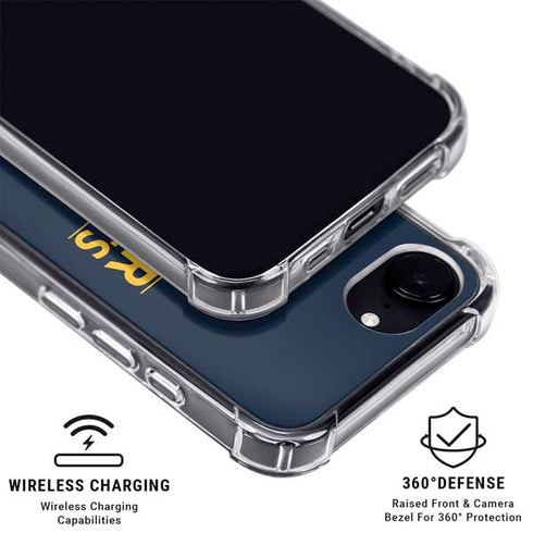 NBA Denver Nuggets Standard - Light Blue iPhone 16e MagSafe Case