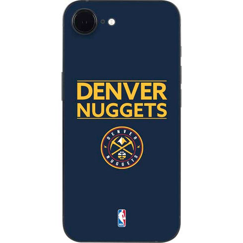 NBA Denver Nuggets Standard - Light Blue iPhone 16e Skin