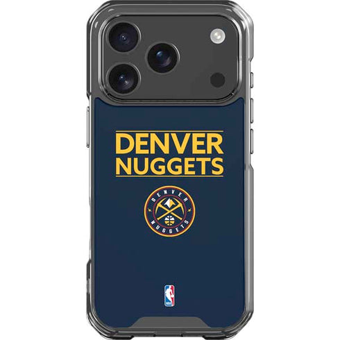 NBA Denver Nuggets Standard - Light Blue iPhone 18 Pro Clear Case