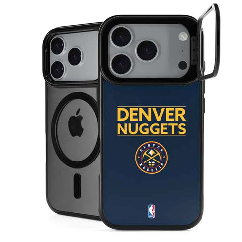 NBA Denver Nuggets Standard - Light Blue iPhone 18 Pro Kickstand Case
