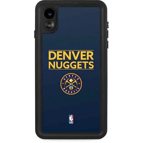NBA Denver Nuggets Standard - Light Blue iPhone Cases