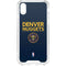 NBA Denver Nuggets Standard - Light Blue iPhone XS Clear Case