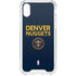 NBA Denver Nuggets Standard - Light Blue iPhone XS Clear Case