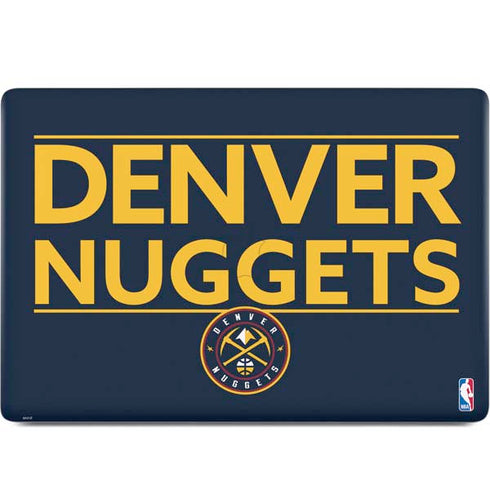 NBA Denver Nuggets Standard - Light Blue MacBook Skins