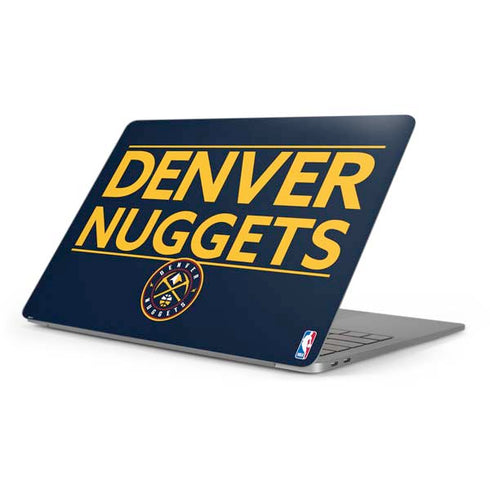 NBA Denver Nuggets Standard - Light Blue Apple MacBook Pro 16-inch Skin