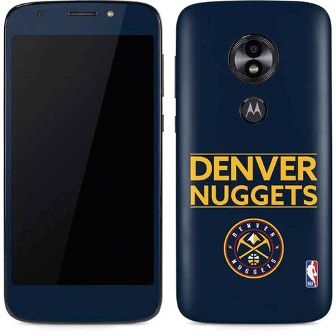 NBA Denver Nuggets Standard - Light Blue Moto E5 Play Skin