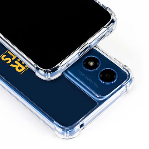 NBA Denver Nuggets Standard - Light Blue Moto G 5G (2024) Clear Case