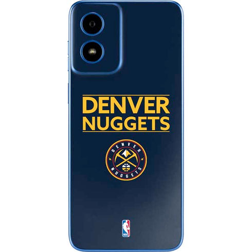 NBA Denver Nuggets Standard - Light Blue Moto G Play 4G (2024) Skin