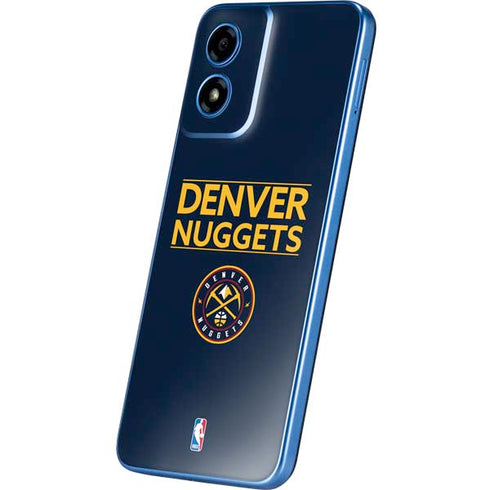NBA Denver Nuggets Standard - Light Blue Moto G Play 4G (2024) Skin