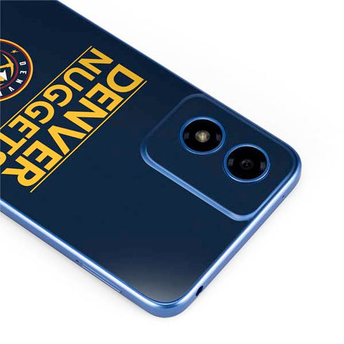 NBA Denver Nuggets Standard - Light Blue Moto G Play 4G (2024) Skin