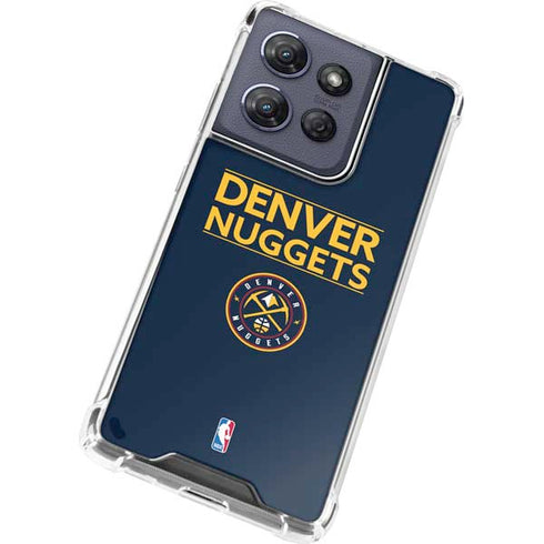 NBA Denver Nuggets Standard - Light Blue Moto G Stylus 5G (2025) Clear Case