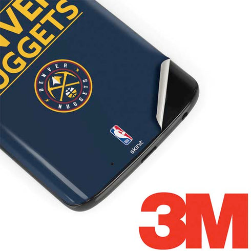 NBA Denver Nuggets Standard - Light Blue Moto G6 Skin