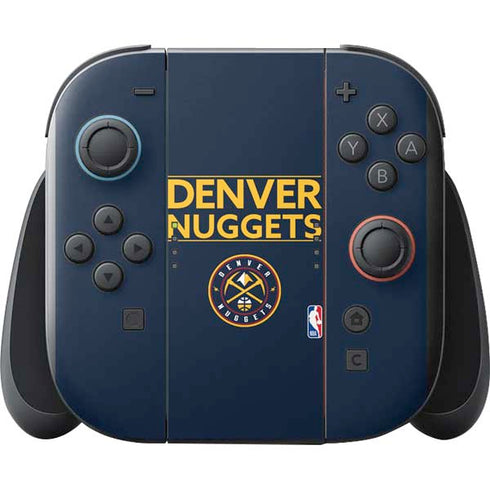 NBA Denver Nuggets Standard - Light Blue Nintendo Switch 2 (2025) with Joy-Con Skin