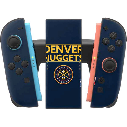 NBA Denver Nuggets Standard - Light Blue Nintendo Switch 2 (2025) Joy-Con Controller Skin