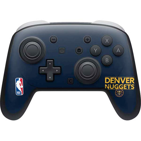 NBA Denver Nuggets Standard - Light Blue Nintendo Switch 2 (2025) Pro Controller Skin