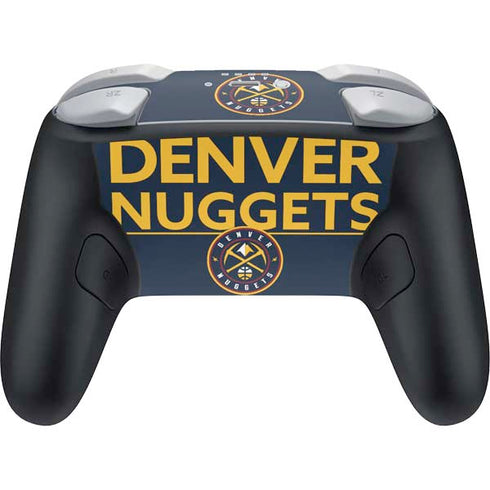 NBA Denver Nuggets Standard - Light Blue Nintendo Switch 2 (2025) Pro Controller Skin