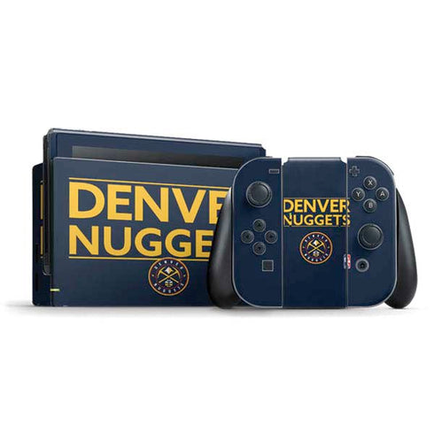 NBA Denver Nuggets Standard - Light Blue Nintendo Skins