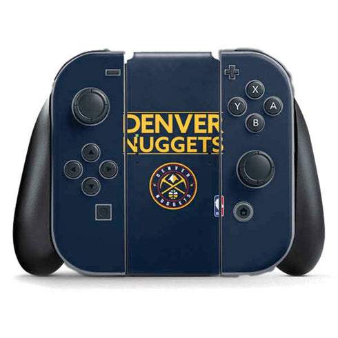 NBA Denver Nuggets Standard - Light Blue Nintendo Switch (2017-2021) Joy-Con Controller Skin