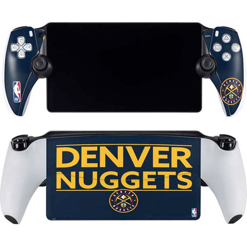 NBA Denver Nuggets Standard - Light Blue PlayStation PS5 Skins