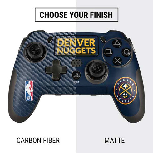 NBA Denver Nuggets Standard - Light Blue PlayStation Scuf Vantage 2 Controller Skin