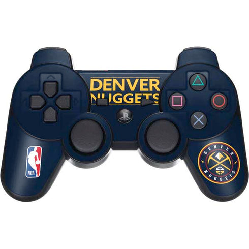NBA Denver Nuggets Standard - Light Blue PS3 Dual Shock wireless controller Skin