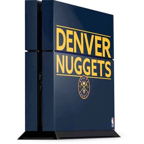 NBA Denver Nuggets Standard - Light Blue PS4 Console Skin
