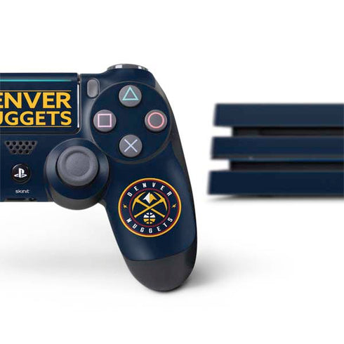 NBA Denver Nuggets Standard - Light Blue PS4 Pro Bundle Skin