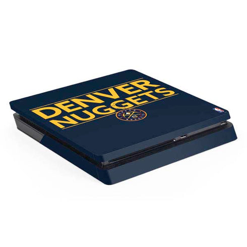 NBA Denver Nuggets Standard - Light Blue PlayStation PS4 Skins