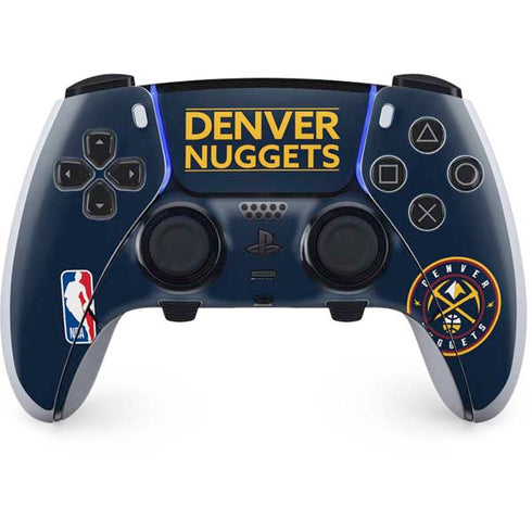 NBA Denver Nuggets Standard - Light Blue PS5 DualSense Edge Pro Controller Skin