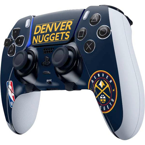 NBA Denver Nuggets Standard - Light Blue PS5 DualSense Edge Pro Controller Skin