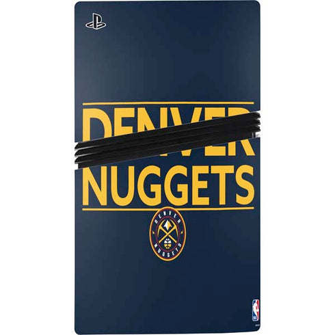 NBA Denver Nuggets Standard - Light Blue PS5 Pro Bundle Skin