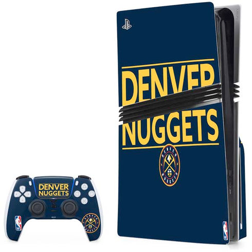 NBA Denver Nuggets Standard - Light Blue PlayStation PS5 Skins