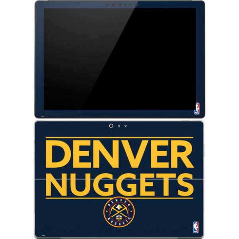 NBA Denver Nuggets Standard - Light Blue Surface Pro 4 Skin