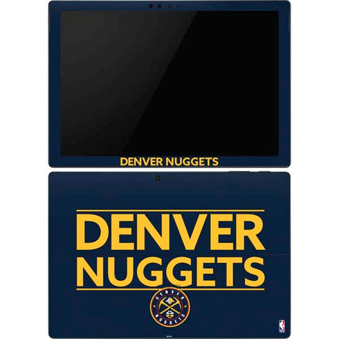 NBA Denver Nuggets Standard - Light Blue Surface Pro 6 Skin