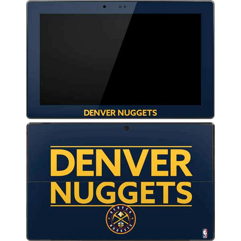 NBA Denver Nuggets Standard - Light Blue Surface Pro Tablet Skin