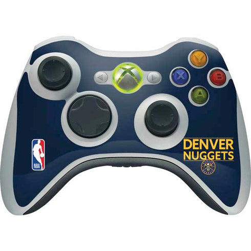 NBA Denver Nuggets Standard - Light Blue Xbox 360 Wireless Controller Skin