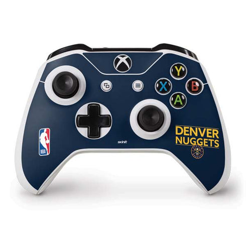 NBA Denver Nuggets Standard - Light Blue Xbox One S Controller Skin