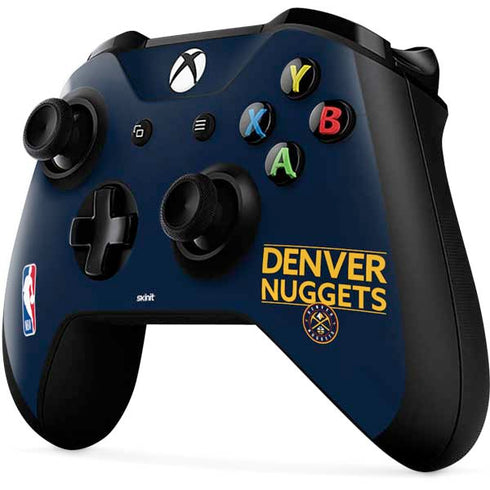 NBA Denver Nuggets Standard - Light Blue Xbox One X Controller Skin