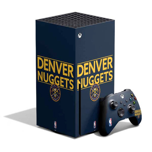 NBA Denver Nuggets Standard - Light Blue Xbox Series X Skins