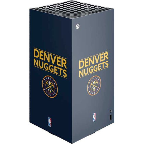 NBA Denver Nuggets Standard - Light Blue XBox Series X Digital Edition Console Skin