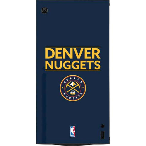 NBA Denver Nuggets Standard - Light Blue XBox Series X Digital Edition Console Skin