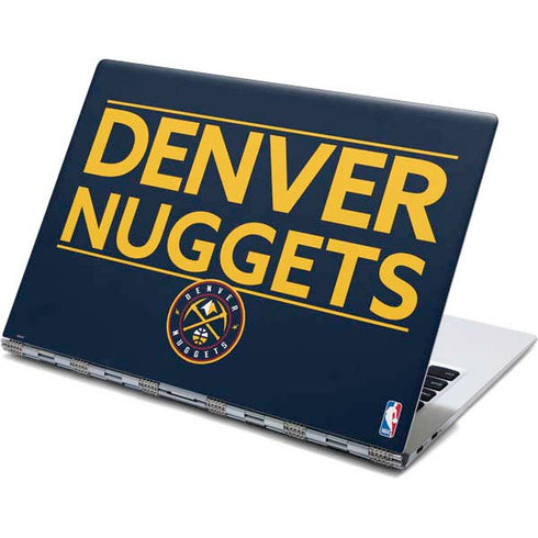 NBA Denver Nuggets Standard - Light Blue Yoga 910 2-in-1 14in Touch-Screen Skin