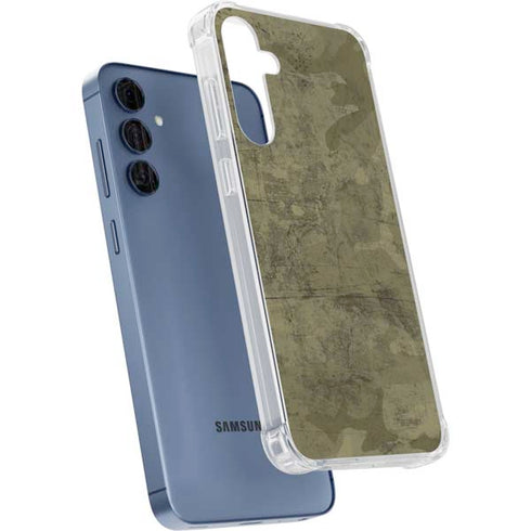 Desert Camo Galaxy A55 5G Clear Case