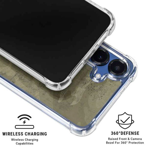 Desert Camo Galaxy S25 Clear Case