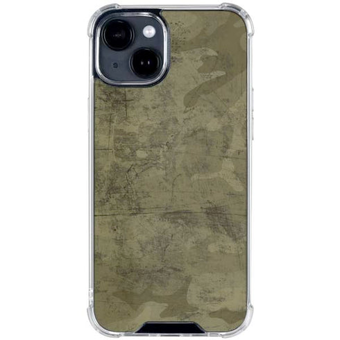 Desert Camo iPhone 15 Clear Case