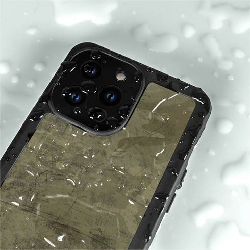 Desert Camo iPhone 15 Pro Waterproof Case