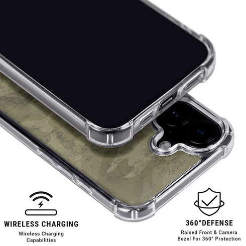 Desert Camo iPhone 16 Clear Case