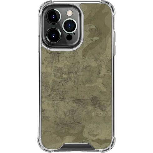 Desert Camo iPhone 16 Pro Clear Case