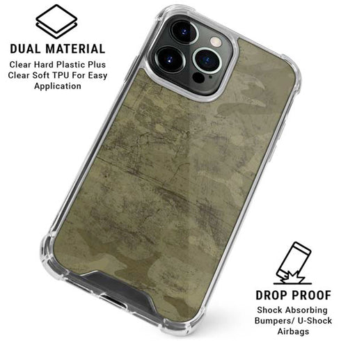 Desert Camo iPhone 16 Pro Clear Case